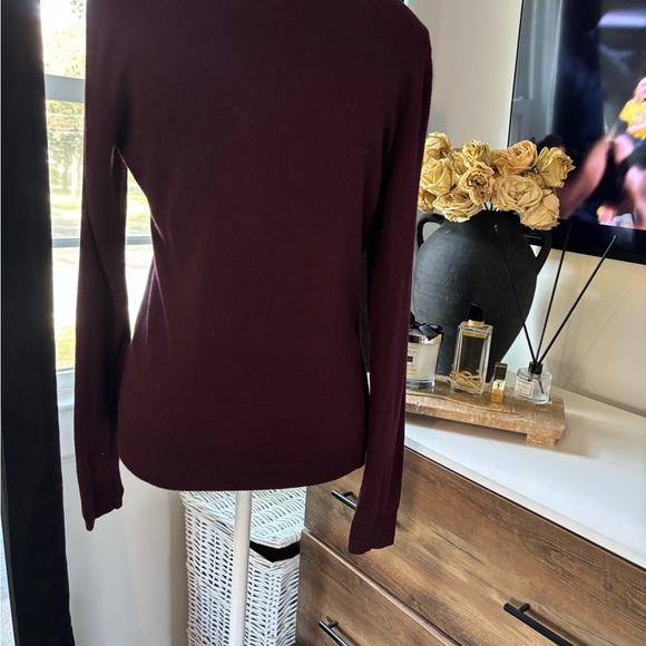 New York & Company Deep Burgundy Cardigan Sweater - Picture 5 of 6